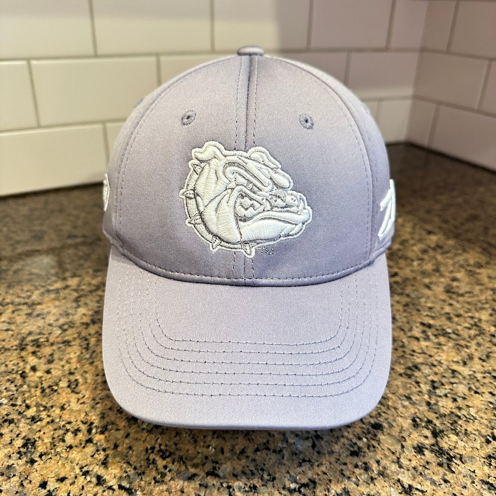 Gonzaga Bulldogs Top of the World One Fit Hat Stretch Fit Grey